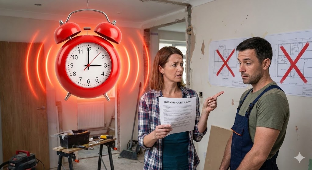 裝潢糾紛的警鐘！揭露簽約前後的四大「裝修前兆」與自保談判術