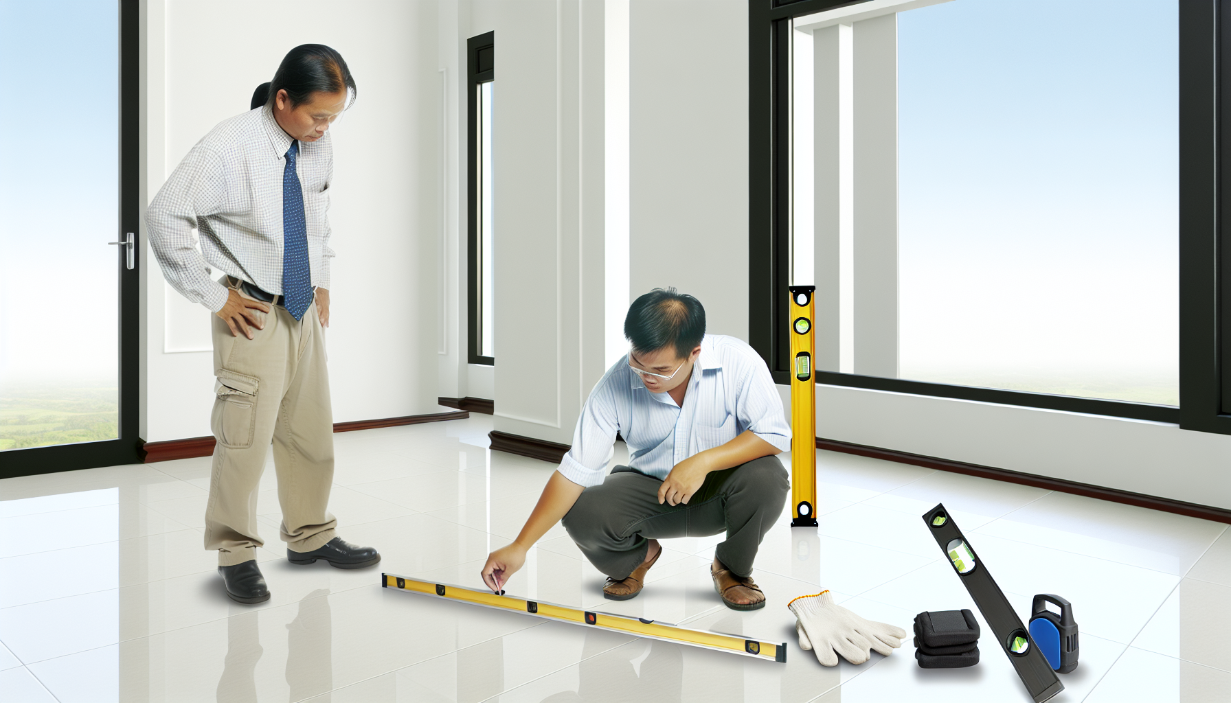 泥作驗收重點：發現地磚空心或牆面不平該如何重做