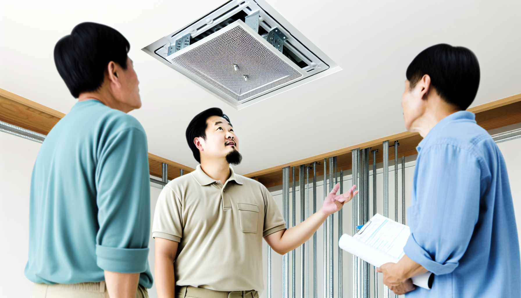 天花板驗收重點：吊隱式冷氣驗收與角材結構檢查